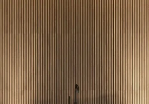 European Tiles Ottoman 1000 x 333 Fluted Wood Effect