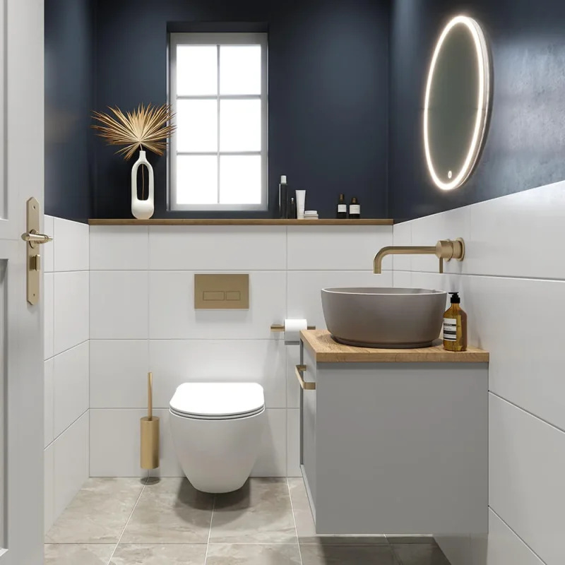 Crosswater Glide Ii Wall Hung Toilet Rimless 52 White detail view - Image 3