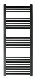 Just Taps Vos Radiator Matt Black 1200 X 500