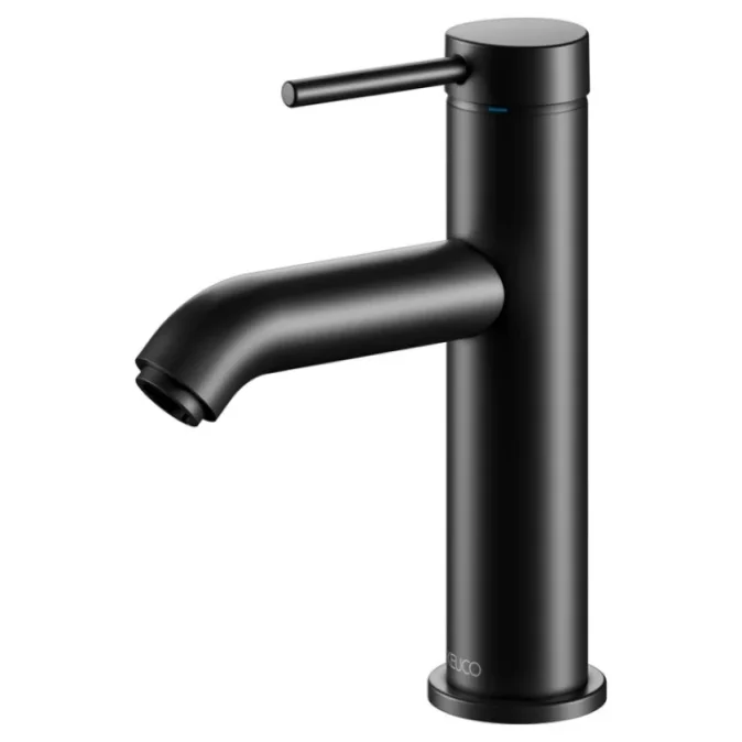 Keuco Ixmo Soft Single Lever Basin Mixer Tap 100 Matt Black (59502 372100) product image - Image 1