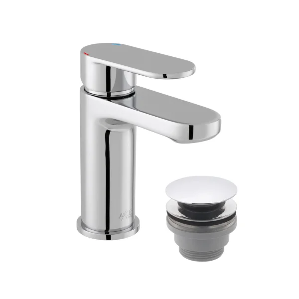 Vado Axces Metiz Mono Basin Mixer + Push Basin Waste Chrome