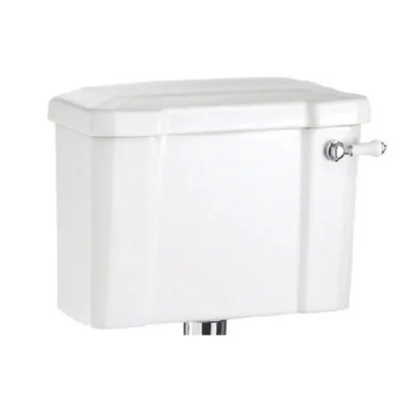 Burlington Close Coupled / Low Level Cistern 51cm Ceramic Lever (incl. Cistern Fittings)