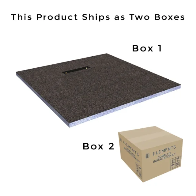 Abacus Elements Level Access Kit Linear 300 Drain 12x12 End product image - Image 1