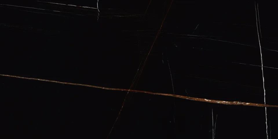 European Tiles Marmo SAHARA NOIR ONDA 120 X 60 Rectified Matte Tile detail view - Image 2