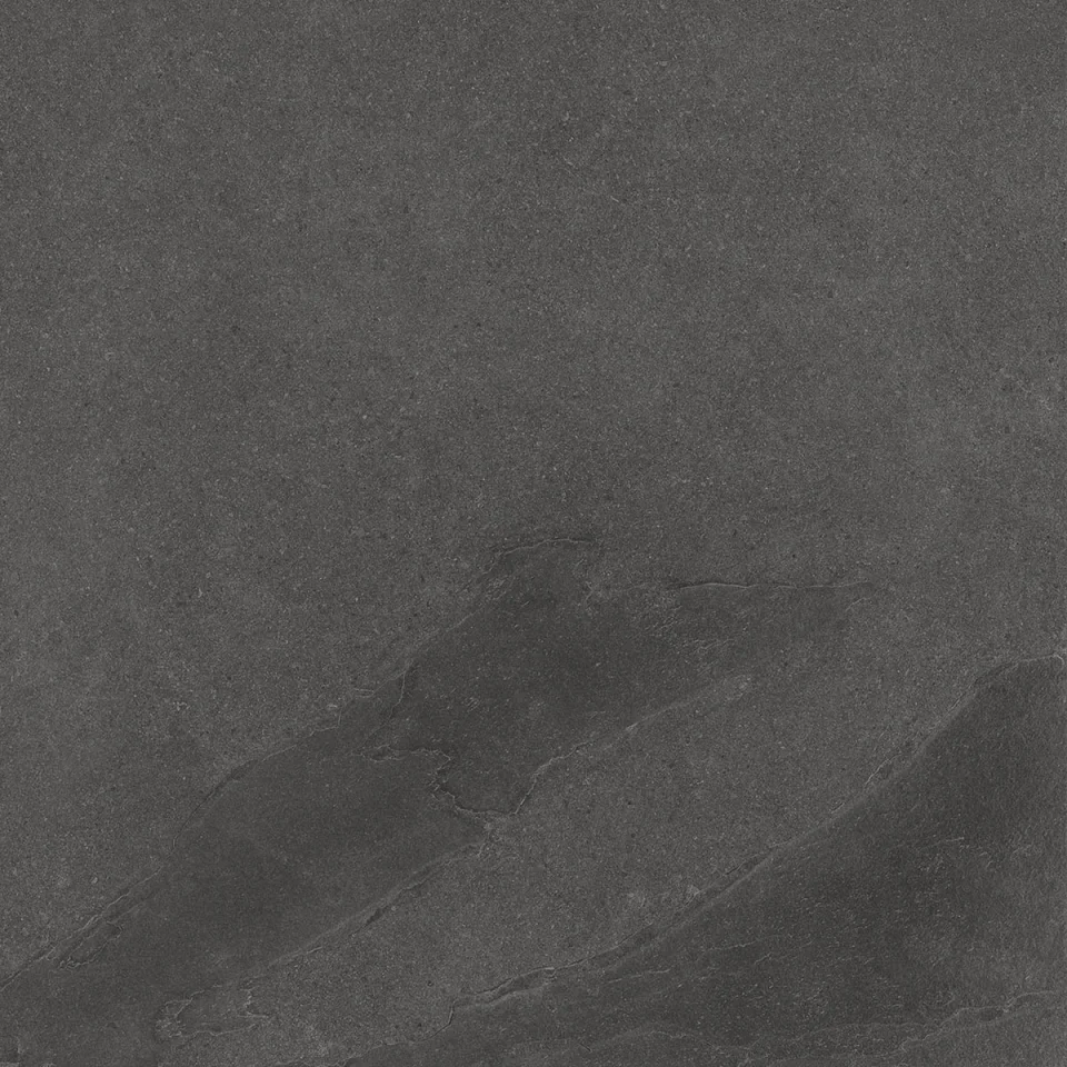 European Tiles Slate Stone ASH 60 X 60 Rectified Matte Tile detail view - Image 3