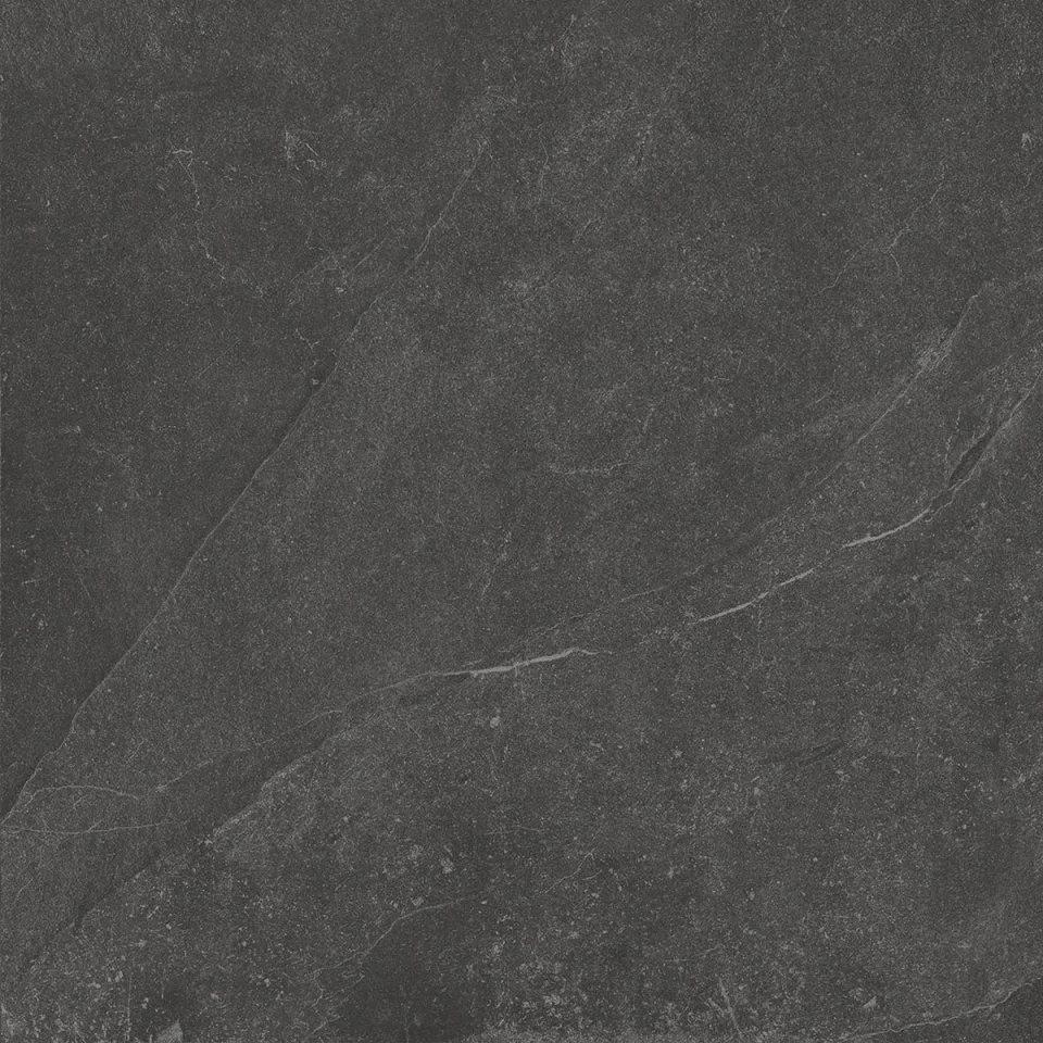 European Tiles Slate Stone ASH 60 X 60 Rectified Matte Tile detail view - Image 6