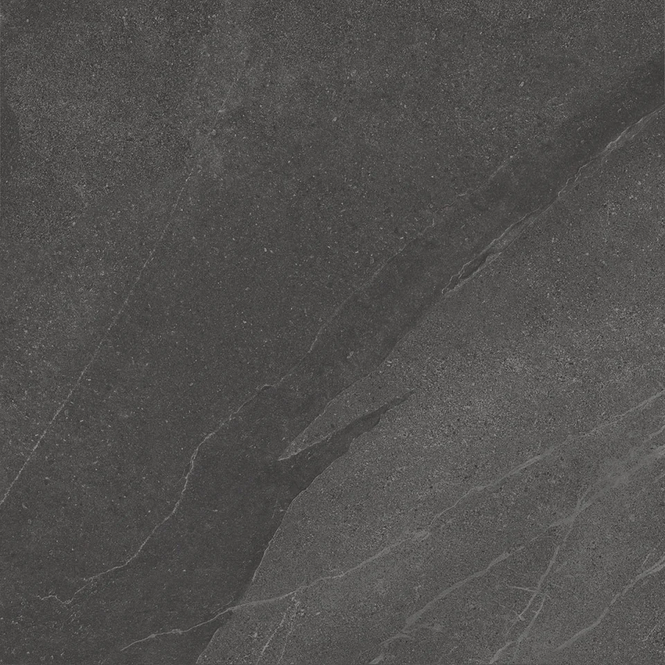 European Tiles Slate Stone ASH 60 X 60 Rectified Matte Tile detail view - Image 7