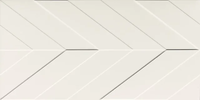 Marca Corona 4D 4D.CHEVRON WHITE MATT 40x80 | 16"x32" | 8,5 mm Embossed detail view - Image 4