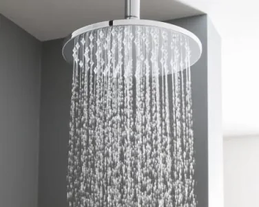 Crosswater Mpro 200mm Fixed Head Chrome detail view - Image 2