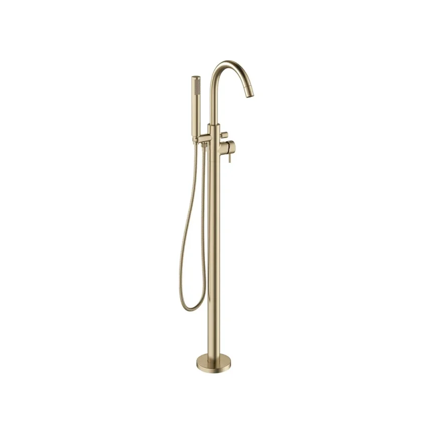 Crosswater Mpro Bath Shower Mixer Floor Standing Brushed Brass product image - Image 1
