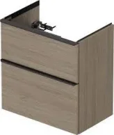 Duravit D-Neo 610mm Compact Vanity Unit Compact with 1 Drawer Terra Oak