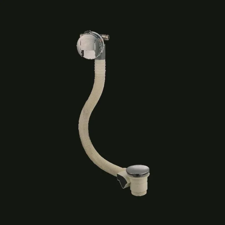 Just Taps Inox Slimline Bath Overflow Filler Exofil 32.5mm Projection product image - Image 1