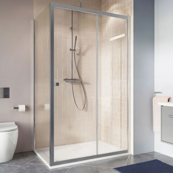 Crosswater Clear 6 Side Panel 760 Silver