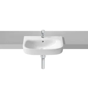 Roca Debba Semi Recessed Basin 1th - White (a32799s000)