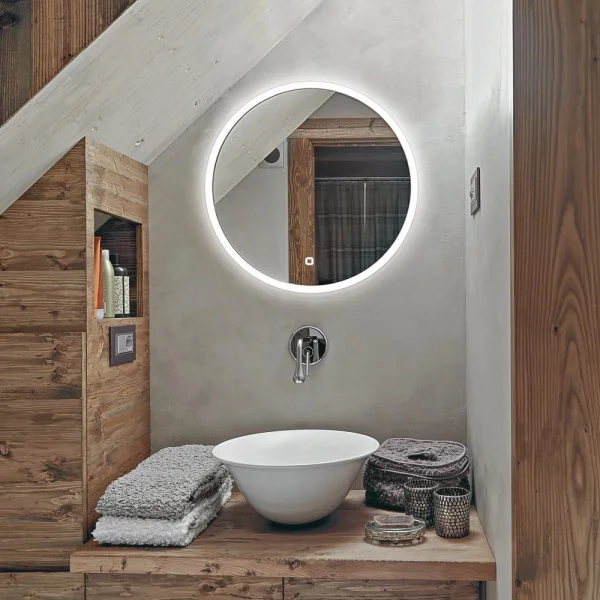 Hib Sphere Led 60cm Round Bathroom Mirror - 78760000 - Ex Display