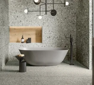Villeroy & Boch Rock Dark Matt Wall & Floor Tile 60x120cm detail view - Image 2