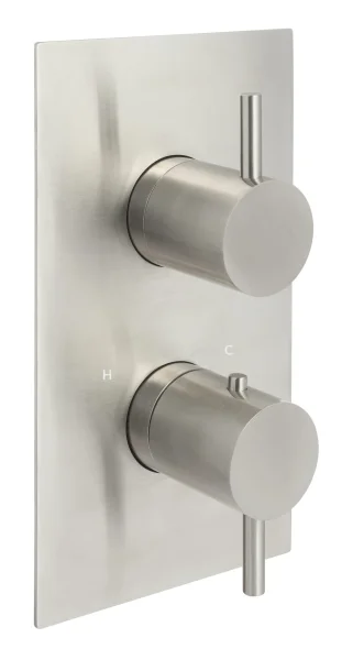 Just Taps Nox Thermostatic Concealed 3 Outlet Shower Valve