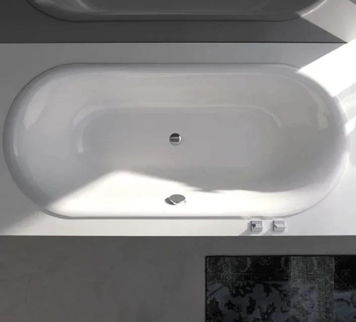 Bette Starlet Flair Oval Bath 158X68 White detail view - Image 3