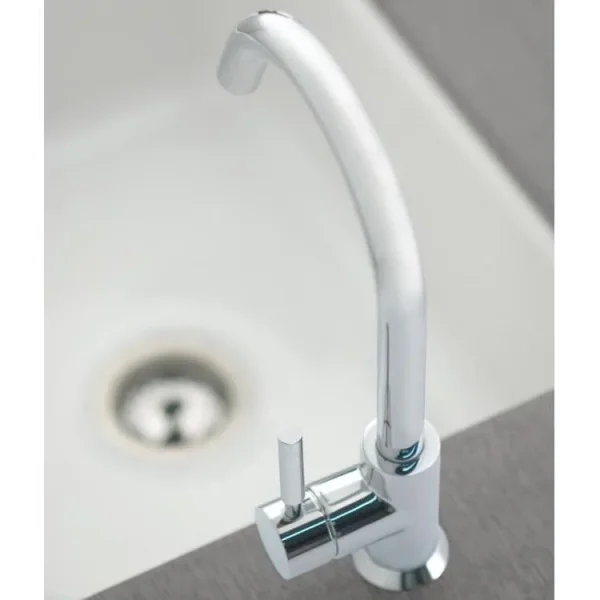 Vado Origins Mono Kitchen Mixer Single Lever Deck Mounted With Swivel Spout Chrome detail view - Image 4