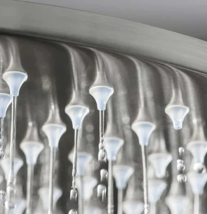 Crosswater Mpro Fixed Head 200mm Stainless detail view - Image 5