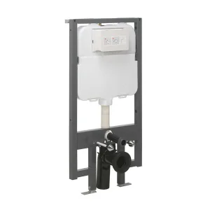 Crosswater Slimline Toilet Frame & Cistern with Front Flush