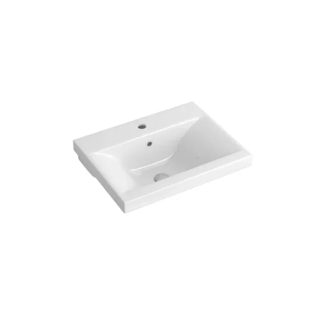Faeber Barcelona 500m Vanity Basin 1 Tap Hole product image - Image 2