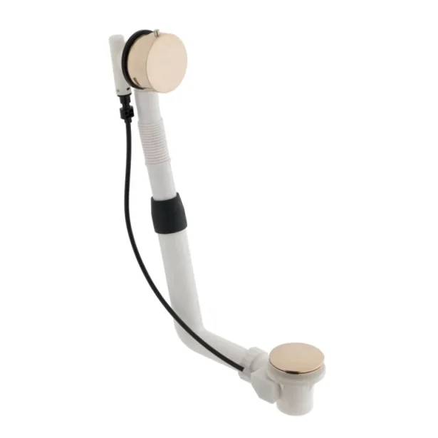 Vado Twist Type Bath Waste And Overflow Brushed Gold product image - Image 1