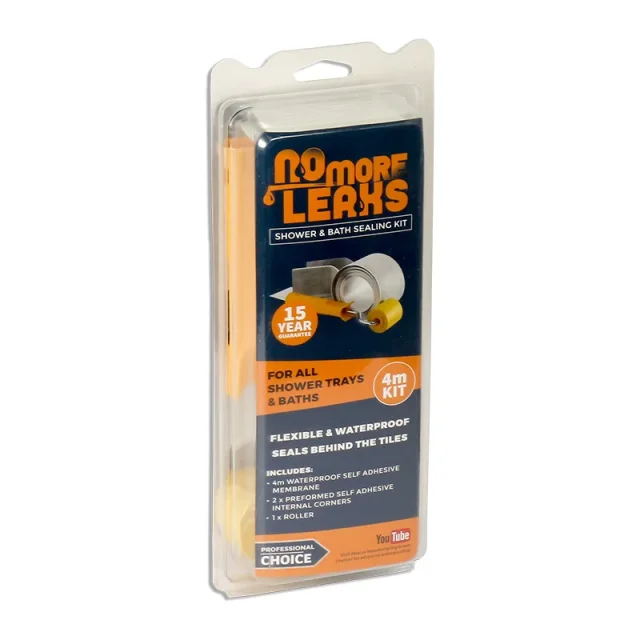 Abacus No More Leaks Shower & Bath Sealing Kit 4.0m detail view - Image 2