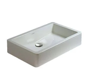 Duravit Wash Bowl 60 Cm Vero White W/o Back Panel, W/o Tp, Ground