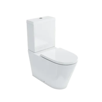 Britton Sphere Rimless Close Coupled Wc And Seat Excluding Cistern Tank detail view - Image 2