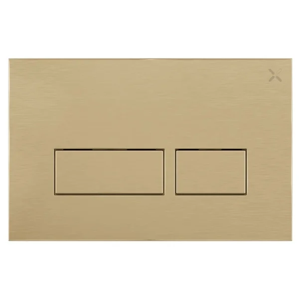 Crosswater Mpro Flush Plate Stainless Steel Brushed Brass