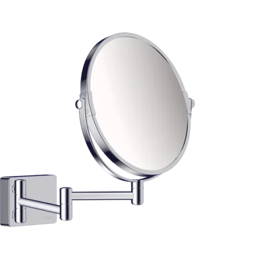 Hansgrohe Addstoris Shaving Mirror Chrome Chrome product image - Image 1