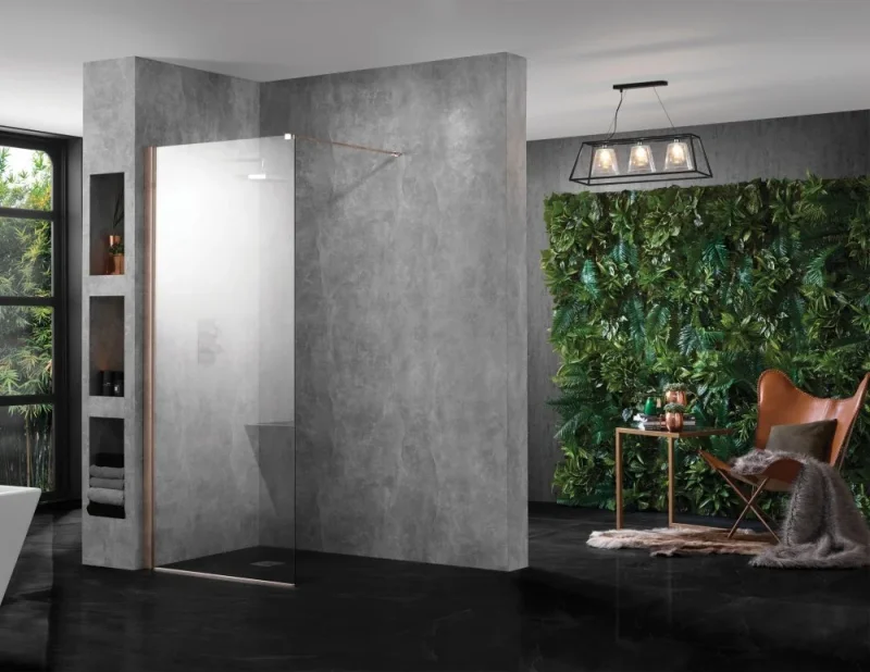 London Showers 990x2000x10mm Wetroom Glass With Easy Clean Coating product image - Image 1