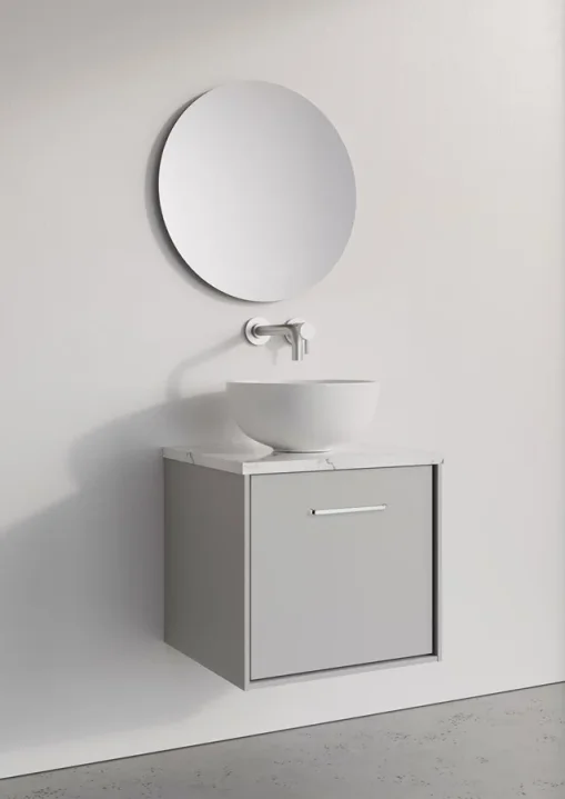 Crosswater Infinity Worktop 510 Carrara Marble Effect product image - Image 1