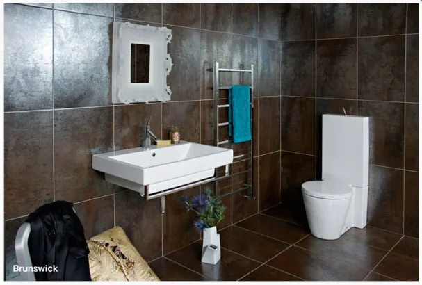 Jis Brunswick 1650/350 1650 X 350mm Radiator For Central Heating Satin Stainless Steel product image - Image 1