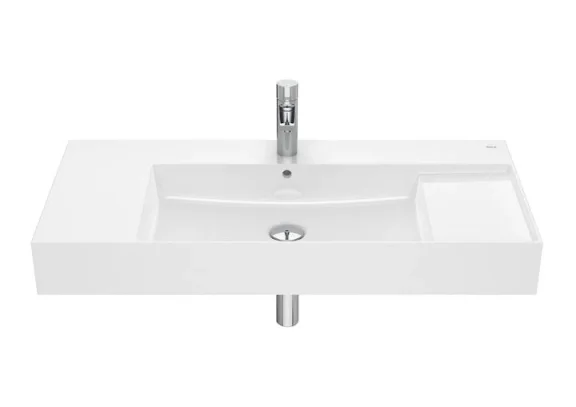 Roca Inspira Wall Hung 1000 X 490mm Basin - White product image - Image 1