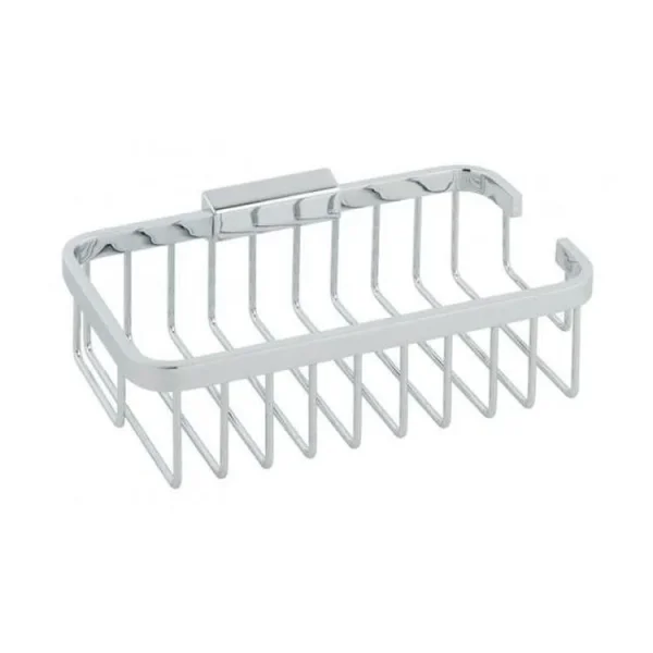 Vado Basket Medium Rectangular Wall Mounted Chrome product image - Image 1
