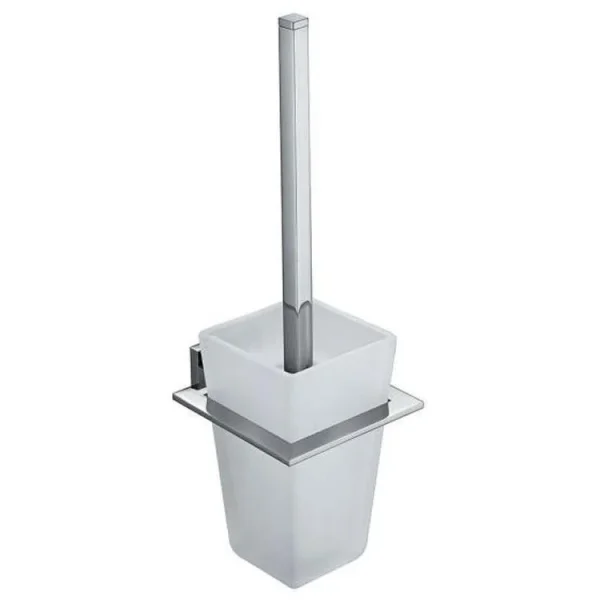 Vado Level Toilet Brush And Holder Wall Mounted Chrome product image - Image 1