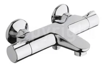 Crosswater Exposed Touch Thermostatic Bath Shower Mixer Chrome