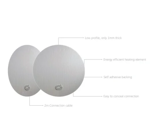 Thermosphere Mirror Heater Round 20w detail view - Image 4