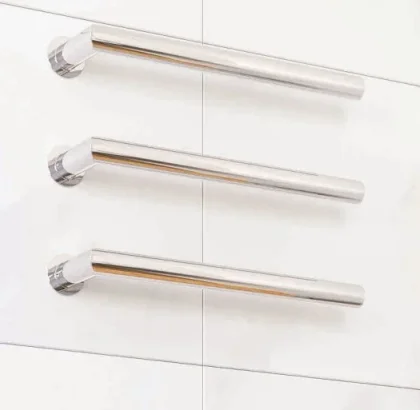 Thermosphere 12v Heated Towel Bar Single Round 500mm Diamond Polished