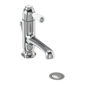 Burlingtonchelsea Straight Basin 1 Tap Hole Chrome