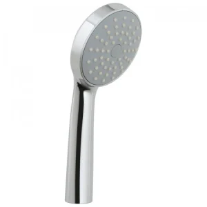 Vado Eris 80mm Round Single Function Rub-clean Shower Handset Chrome