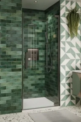 Crosswater Asura 8mm Hinged Door 900 Slate