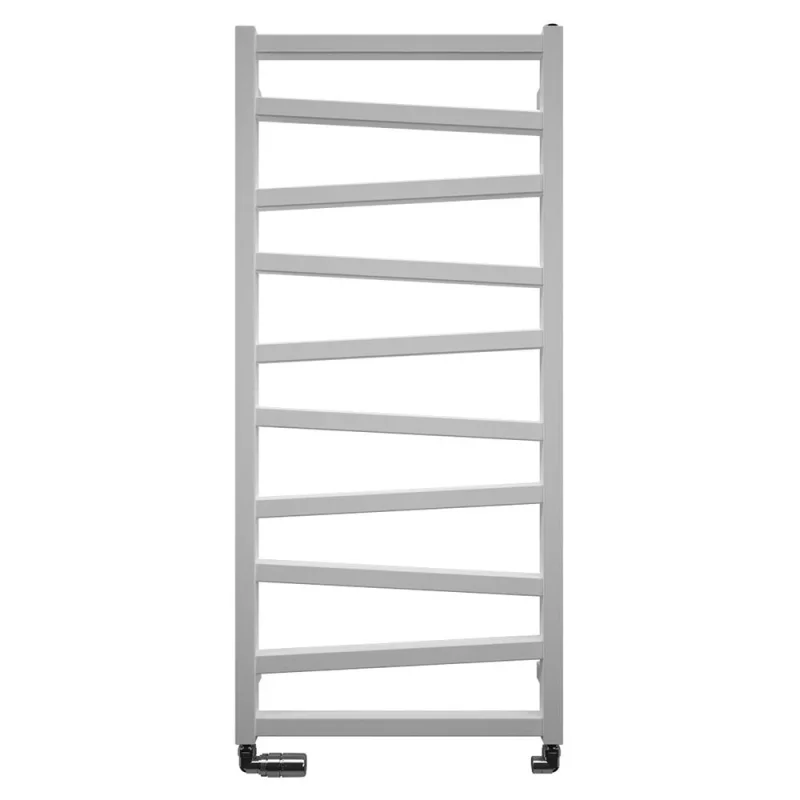 Crosswater Wedge Towel Warmer 1096x500 Soft White Matt product image - Image 1