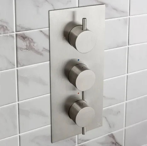 Crosswater Mpro 3 Handle Trimset (must Be Paired With Wlbp2000r+) Stainless Steel Effect detail view - Image 2