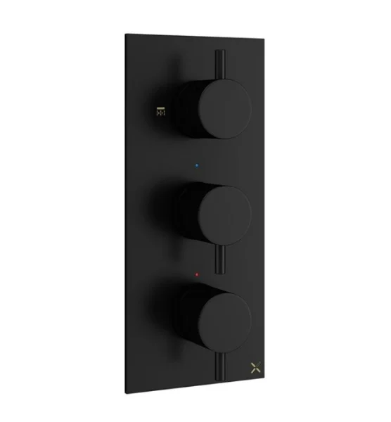 Crosswater Mpro 3 Handle Trimset (must Be Paired With Wlbp2000r+) Matt Black