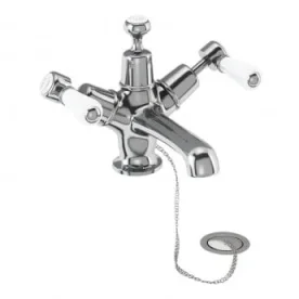 Burlington Burlinton Qt 1th Basin Mixer + Pcw (no Heads) Chrome