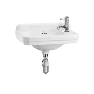 Burlington Edwardian Cloakroom Basin 51cm 1th Right