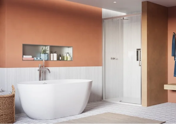 Crosswater Asura 8mm Sliding Door 1400 Stainless Steel